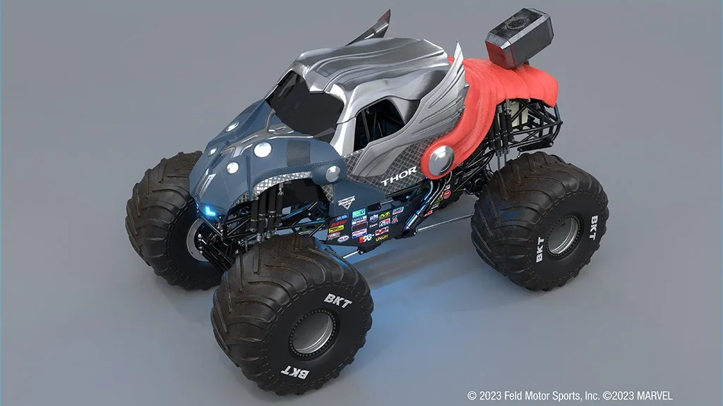 Новото изживяване Monster Jam позволява на децата да провеждат състезания с монстър камиони в играта Roblox