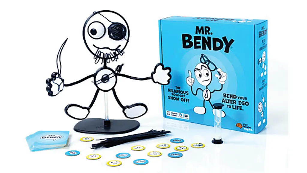 Позирайте с Mr. Bendy на Fat Brain Toys