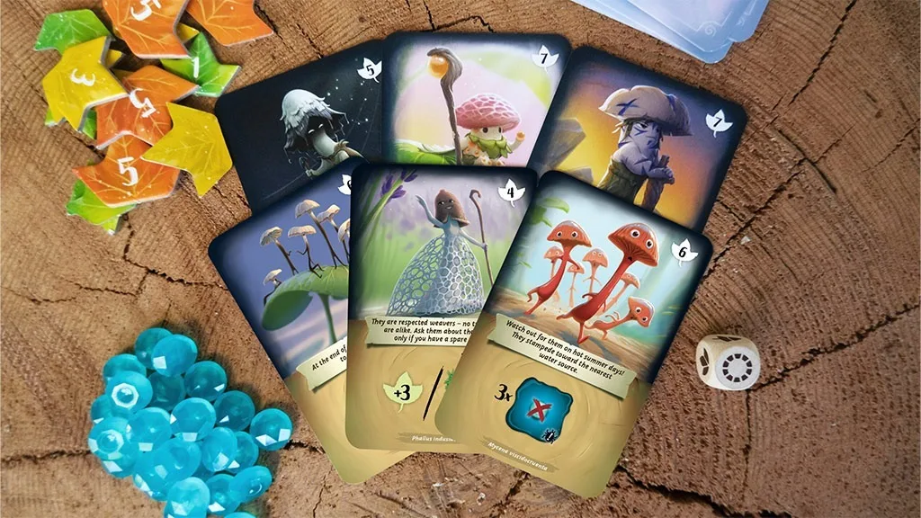 Най-новата игра за строене на карти на Ravensburger е пълна с гъбни забавления.