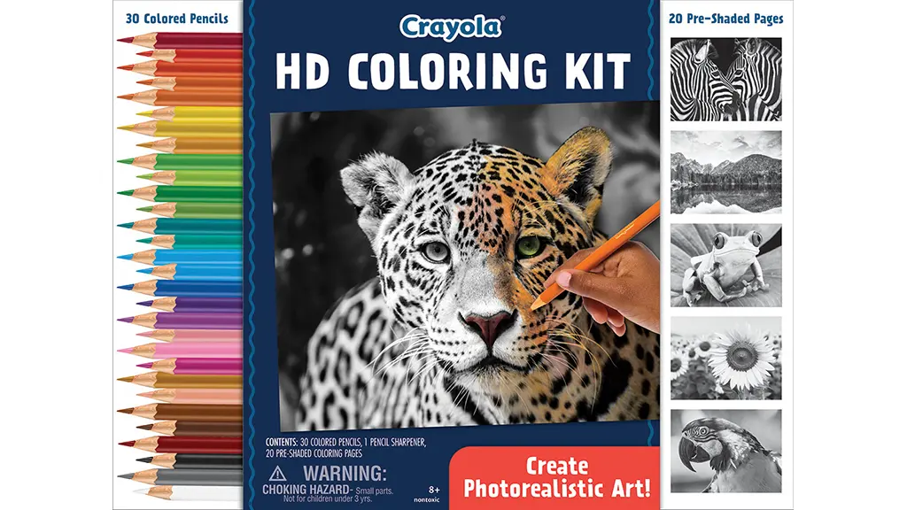 Crayola комбинира фотография и оцветяване с новия HD комплект за оцветяване.