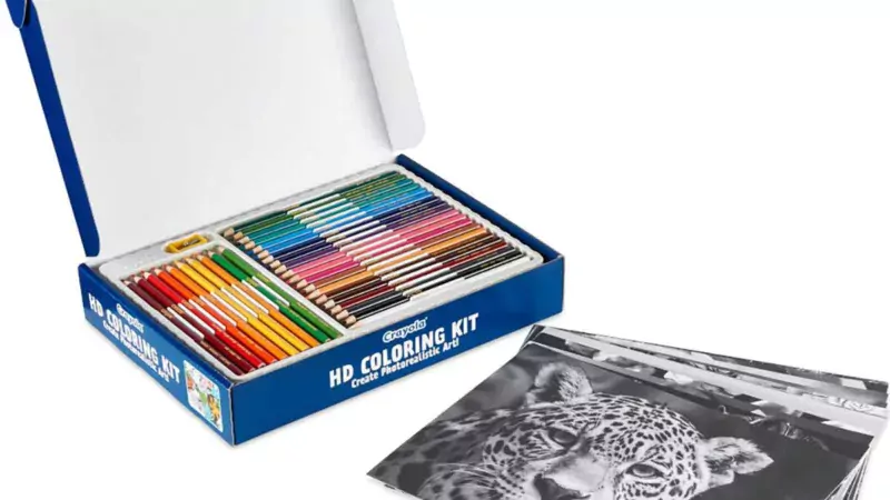 Crayola комбинира фотография и оцветяване с новия HD комплект за оцветяване.