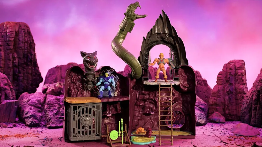 Mattel Masters of the Universe Origins Snake Mountain е страхотен комплект за игра