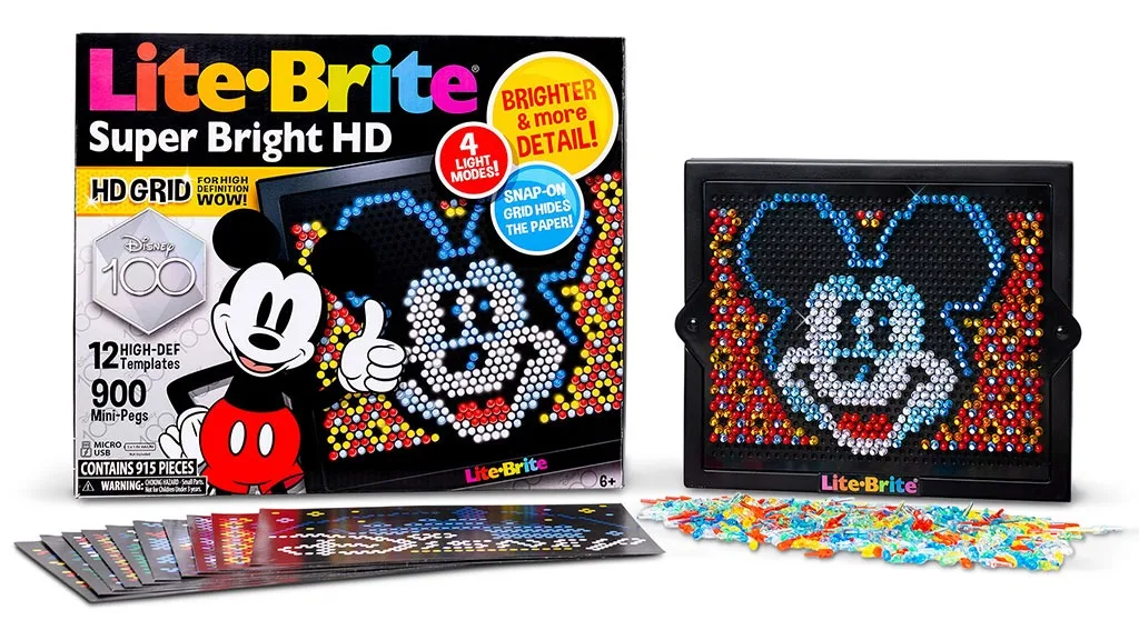 Lite-Brite Super Bright HD Disney100 издание е магически ярко, без фея прах.