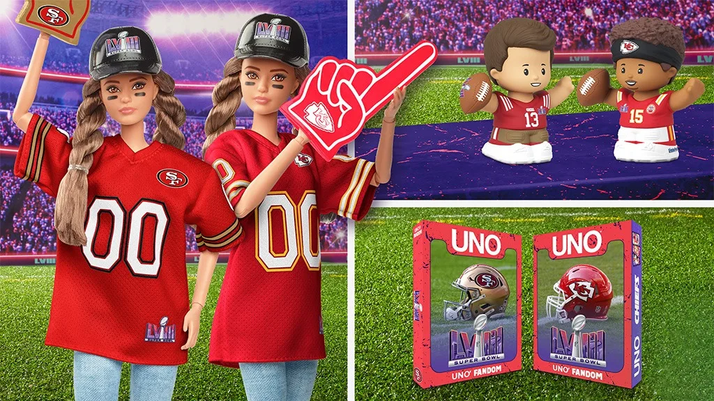 Тези нови продукти за Super Bowl от Mattel Creations са готови за деня на играта