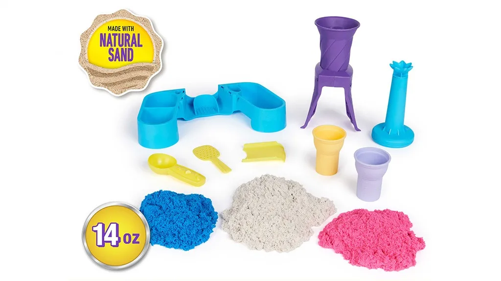 Викам, ти викаш за станцията за приготвяне на сладолед от Kinetic Sand.