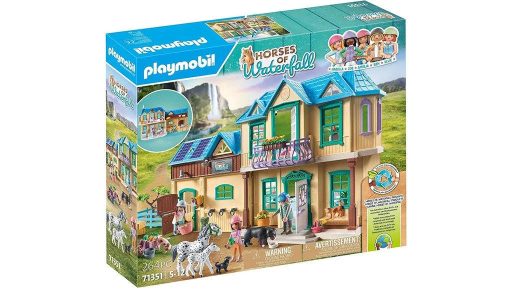 Playmobil - Конете на водопада: Продуктова демонстрация на водопадната ферма