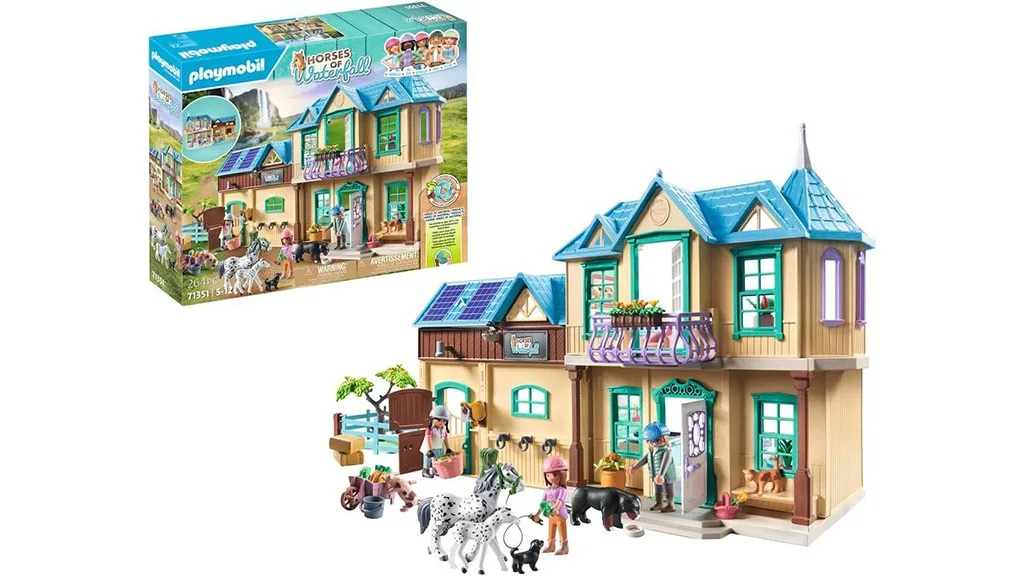 Playmobil - Конете на водопада: Продуктова демонстрация на водопадната ферма