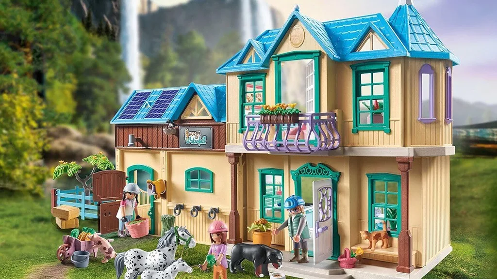 Playmobil - Конете на водопада: Продуктова демонстрация на водопадната ферма