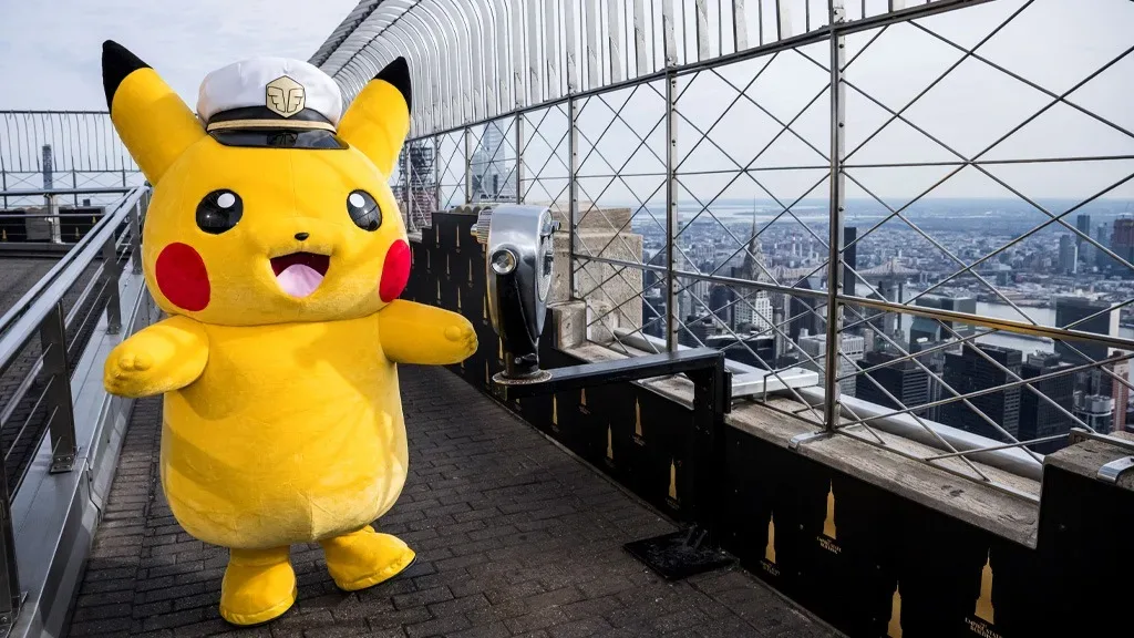 Виж как Пикачу посещава Empire State Building на Pokémon ден