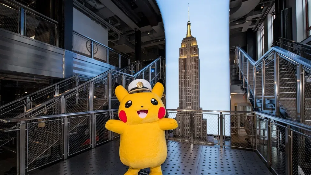Виж как Пикачу посещава Empire State Building на Pokémon ден