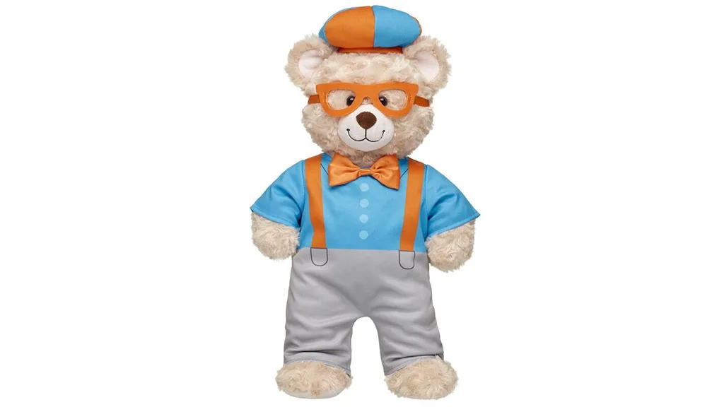 Децата могат да облекат плюшеното си мече Build-A-Bear в нов костюм на Blippi