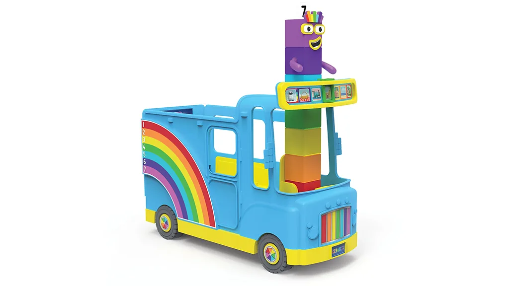 Играчка Презентация: Numberblocks - Дъгов автобус за броене