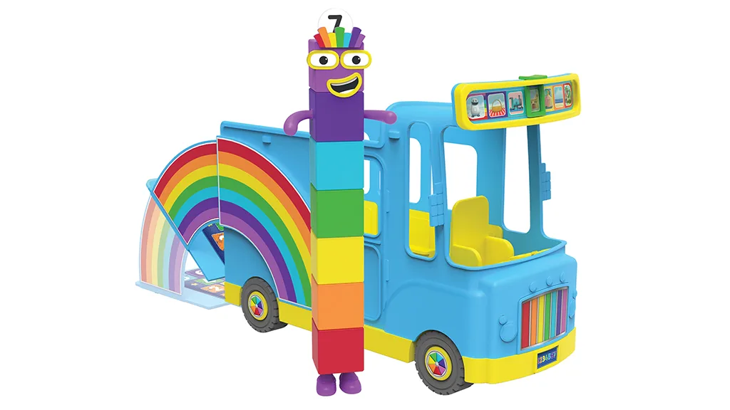 Играчка Презентация: Numberblocks - Дъгов автобус за броене