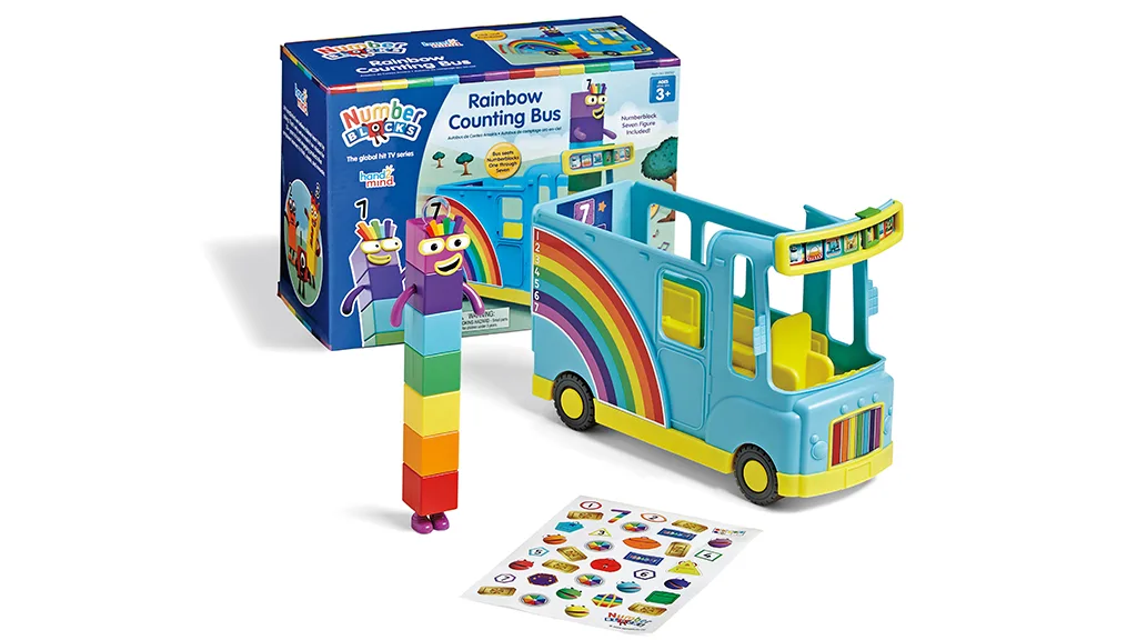 Играчка Презентация: Numberblocks - Дъгов автобус за броене