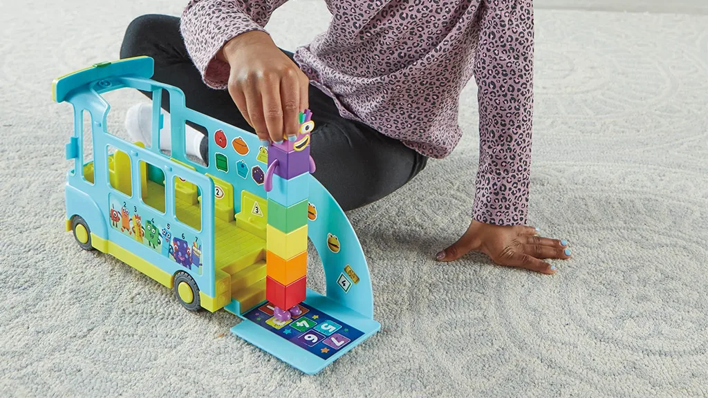 Играчка Презентация: Numberblocks - Дъгов автобус за броене