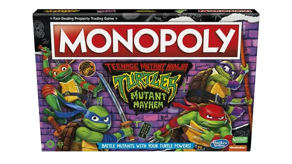 Презентация на играта: Hasbro Teenage Mutant Ninja Turtles: Mutant Mayhem Monopoly