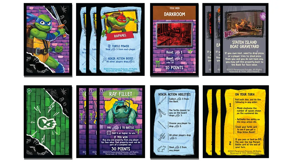 Презентация на играта: Hasbro Teenage Mutant Ninja Turtles: Mutant Mayhem Monopoly
