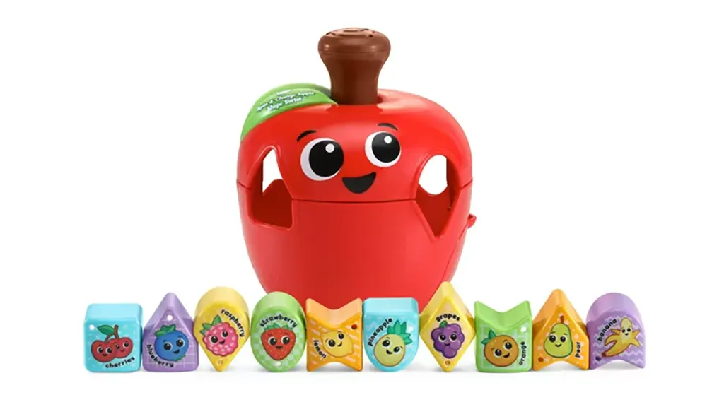 Игрална демонстрация: LeapFrog Въртяща се форма за подреждане на ябълка