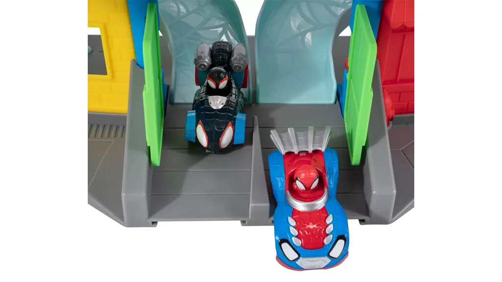 Играчка Презентация: Jazwares Spidey и Приятели Метален Градски Пистови Комплект