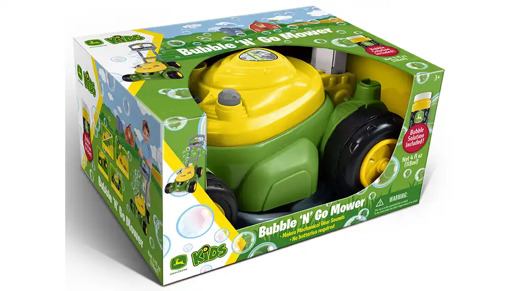 Играчка демонстрация: Sunny Day Entertainment John Deere Bubble-N-Go косачка