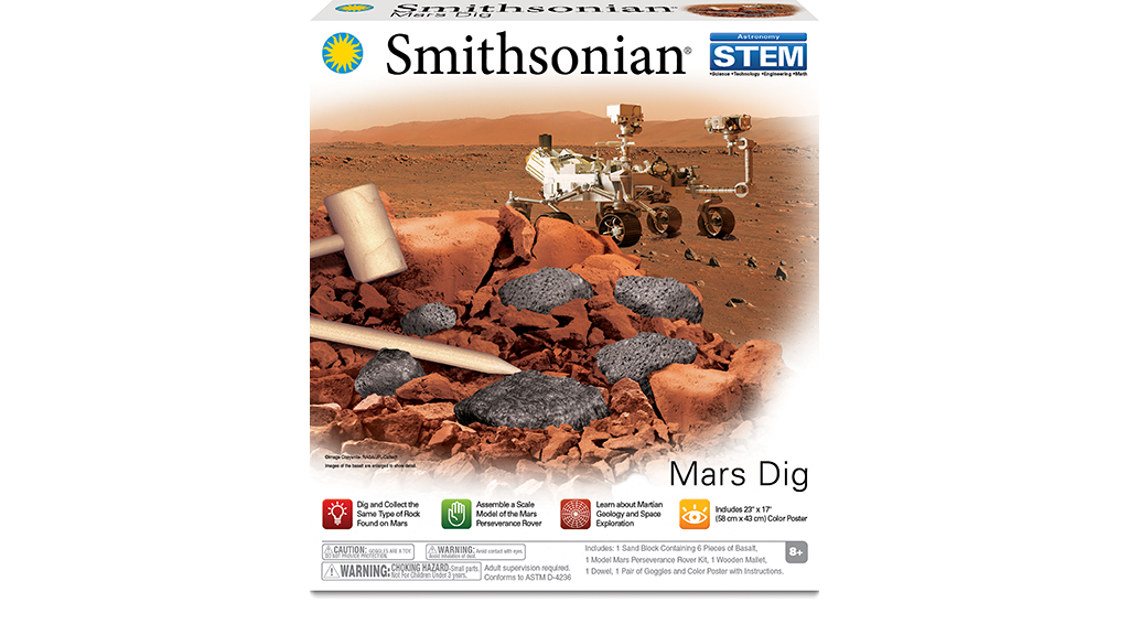 Играчка демонстрация: NSI International Smithsonian Марс-изкопаване