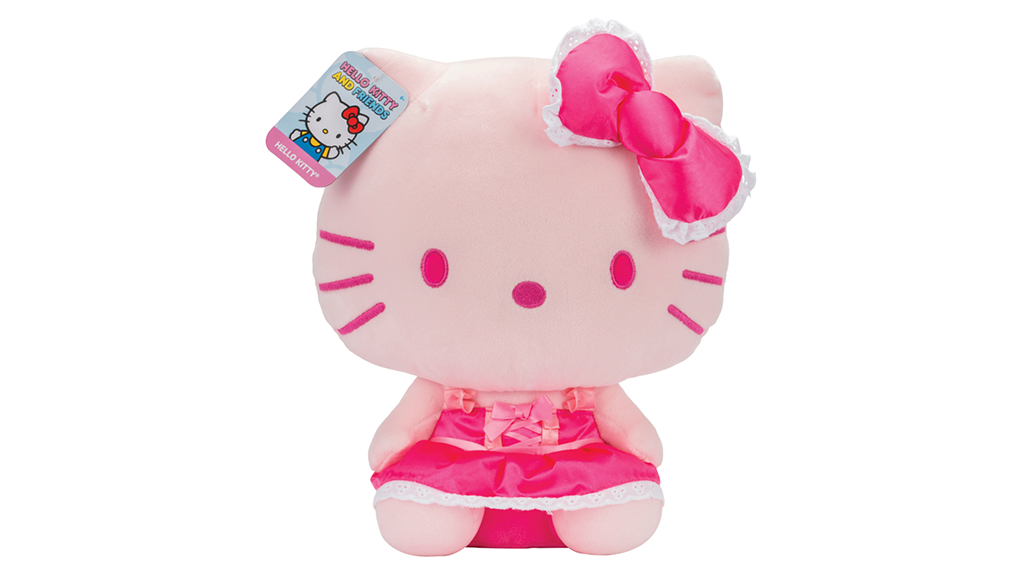 Игрална демонстрация: Jazwares Hello Kitty и приятелите ѝ монохромна колекция от плюшени играчки