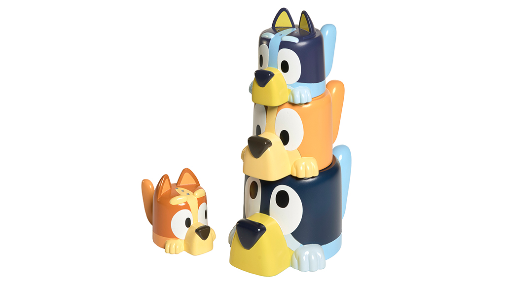 Игрална демонстрация: TOMY Toomies Bluey семейна кула за строене