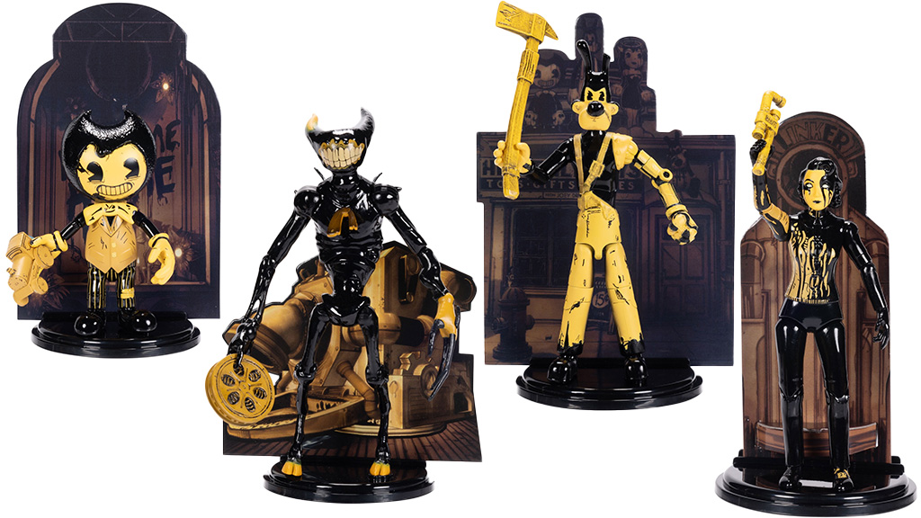 Играчка преглед: JAKKS Pacific Bendy и тъмното събуждане фигури 1. серия