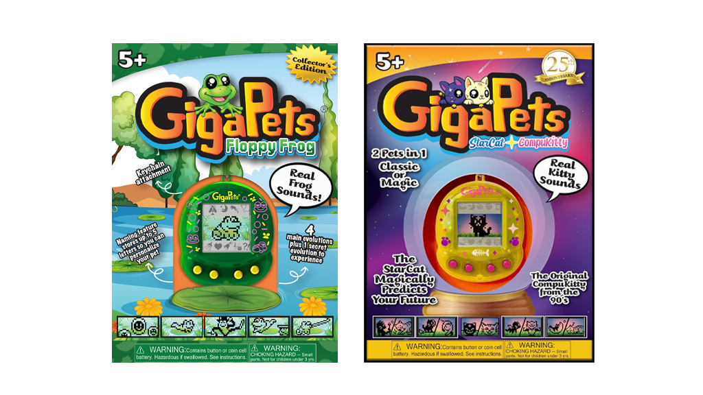 Покажете на децата 90-те години с колекцията GigaPets на Top Secret Toys