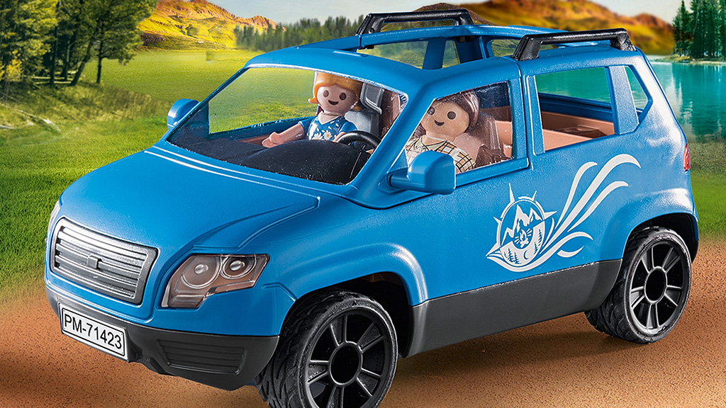 Играчка преглед: Playmobil каравана с кола