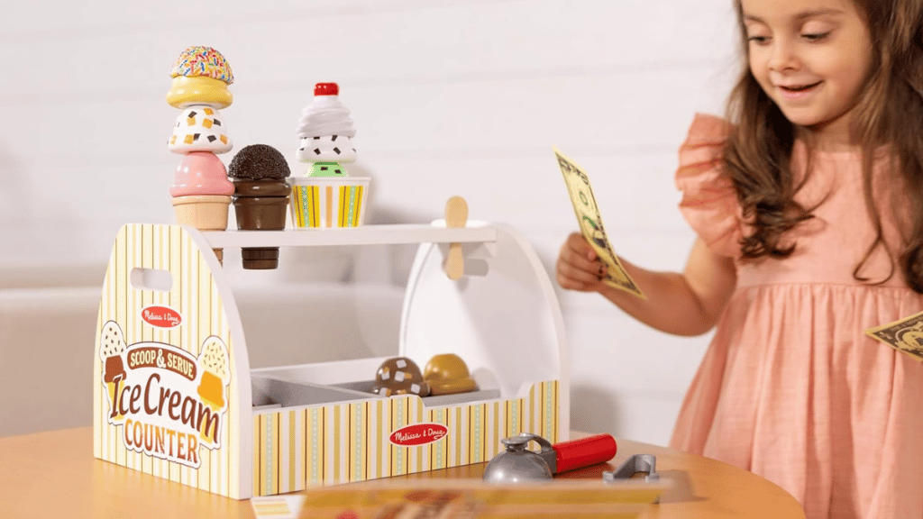 Играчка представяне: Melissa и Doug комплект за сладолед