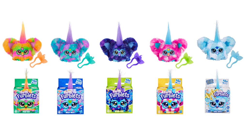 Тези нови Furby Furblets са перфектната група от мини, музикални, палави приятели