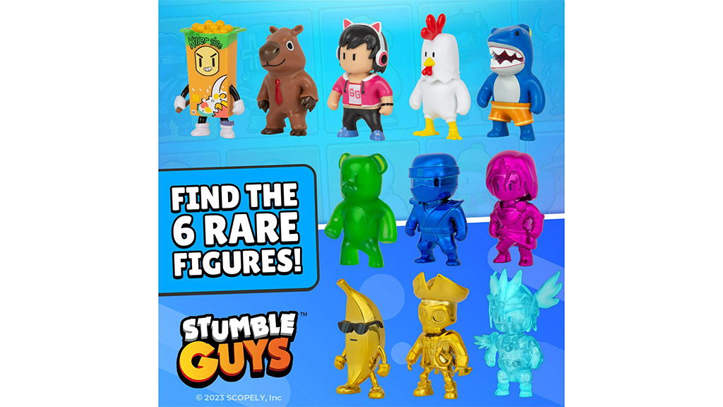 Игрална демонстрация: PMI Kids Worlds Stumble Guys колекционерски фигурки 6 броя делукс кутия