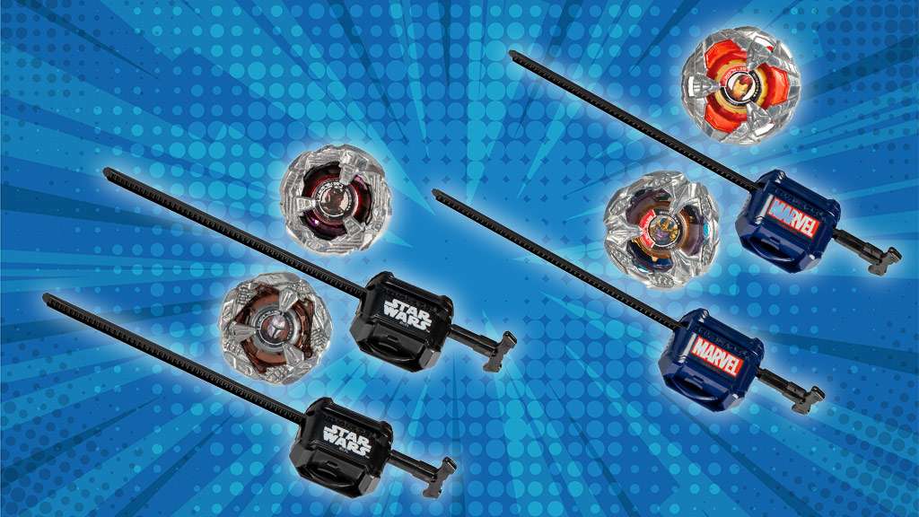 Hasbro представя нови комплекти Beyblade, които ще обогатят света на Star Wars и Marvel.