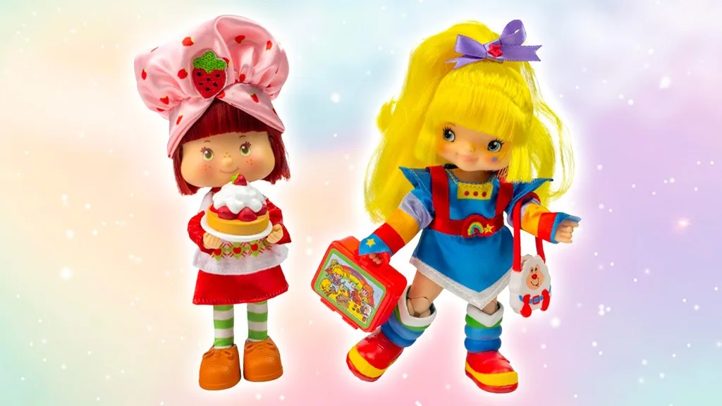 Добави цвят в играта с куклите Strawberry Shortcake и Rainbow Brite