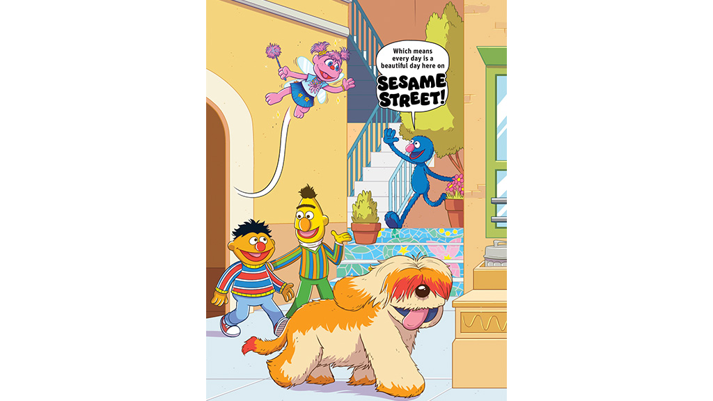 Отвори комикса на Sesame Street с историята „Гровър подава ръка”