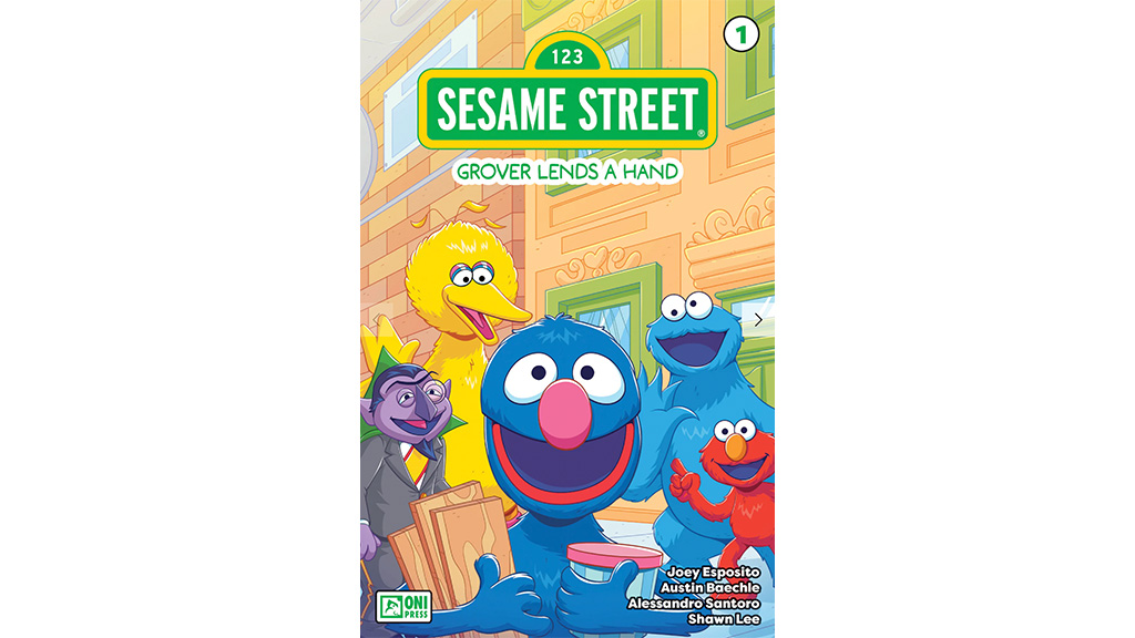 Отвори комикса на Sesame Street с историята „Гровър подава ръка”