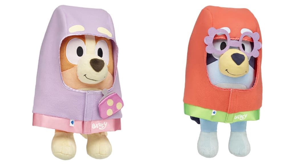 Създайте своя собствена фигура на Bluey и Bingo в Build-A-Bear Мастър