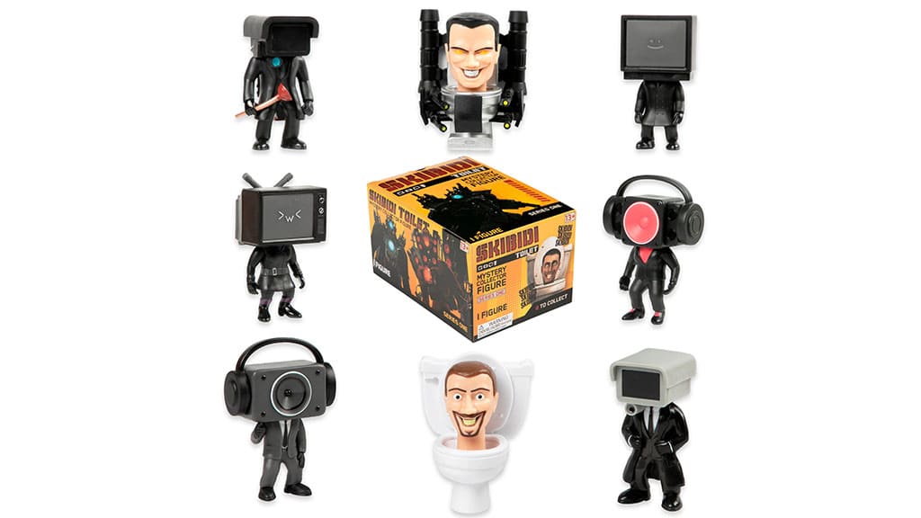 Разопаковай изненадите на Skibidi Toilet от новата колекция на Bonkers Toys