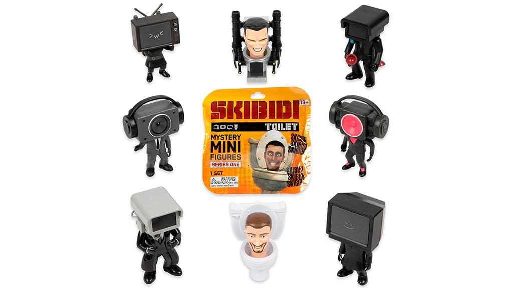 Разопаковай изненадите на Skibidi Toilet от новата колекция на Bonkers Toys