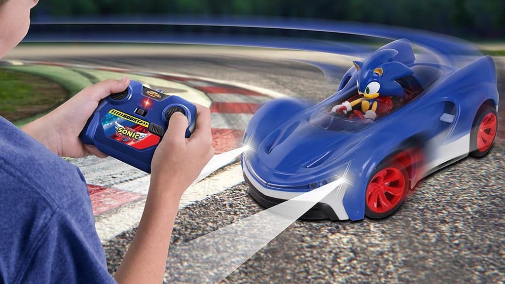 Игрална демонстрация: NKOK Team Sonic Racing R/C Turbo Boost дистанционно управление кола