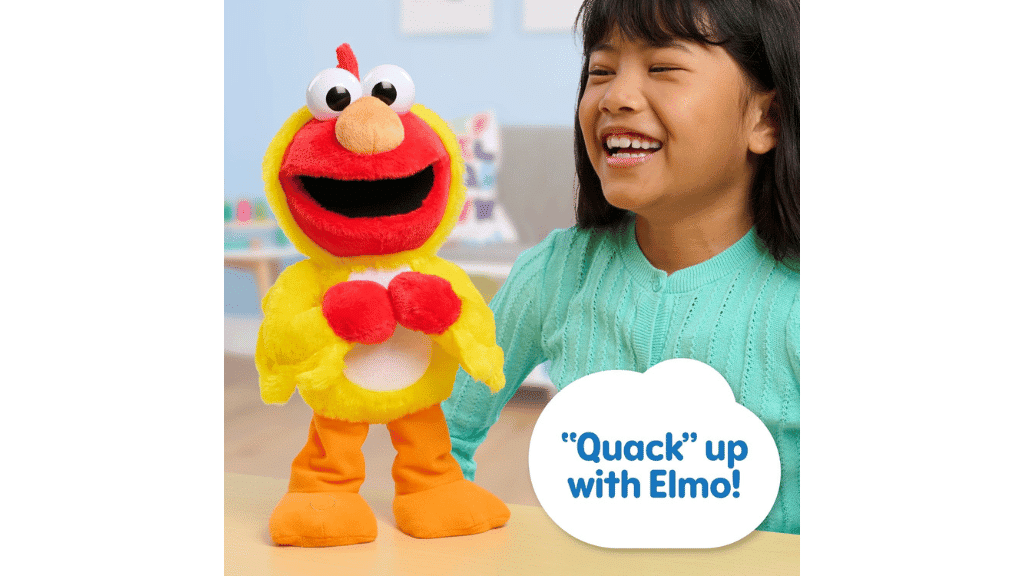 Игрална демонстрация: Sesame Street Chicken Dance Elmo интерактивна плюшена фигура