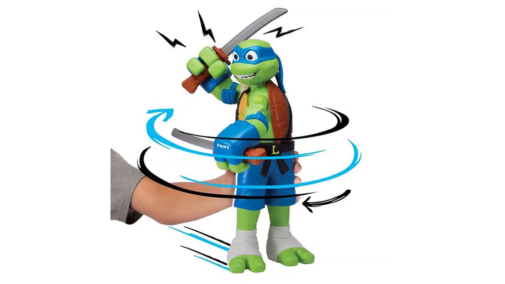 Играчка представяне: Playmates Toys Teenage Mutant Ninja Turtles - Roll N’ Punch фигурки