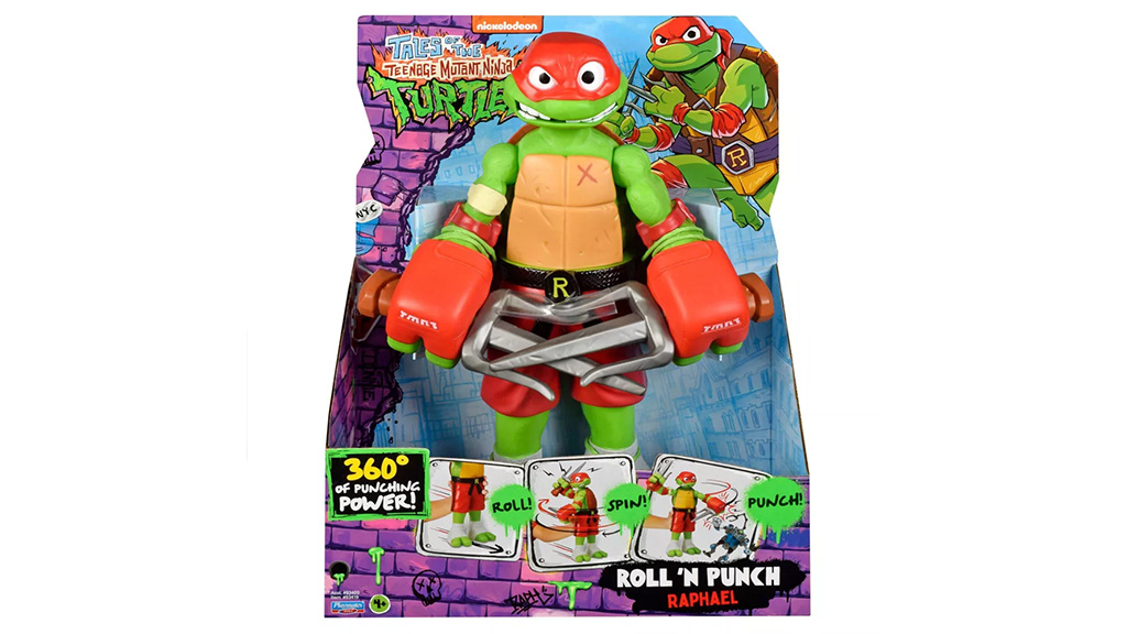 Играчка представяне: Playmates Toys Teenage Mutant Ninja Turtles - Roll N’ Punch фигурки