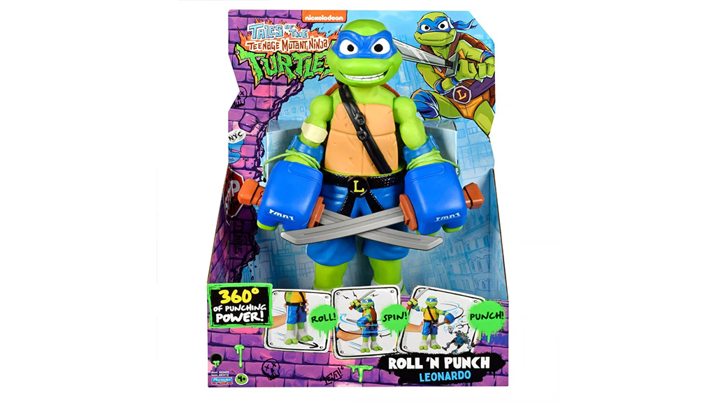 Играчка представяне: Playmates Toys Teenage Mutant Ninja Turtles - Roll N’ Punch фигурки