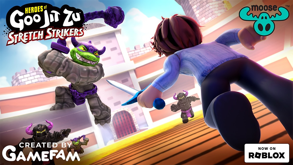 Gamefam и Moose Toys представят Goo Jit Zu Roblox преживяването