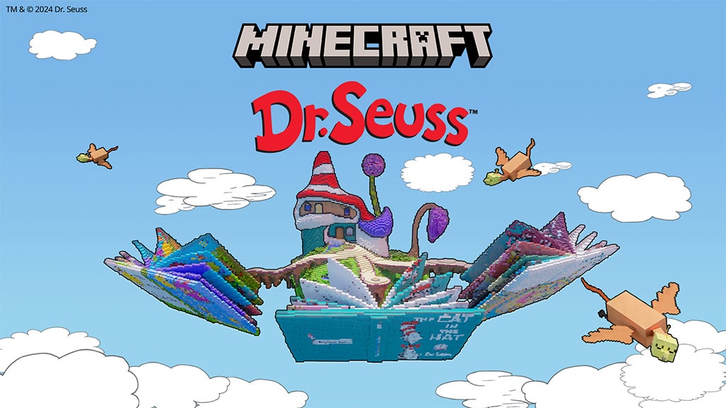 Можеш да достигнеш до вълнуващи места в новия Dr. Seuss Minecraft DLC