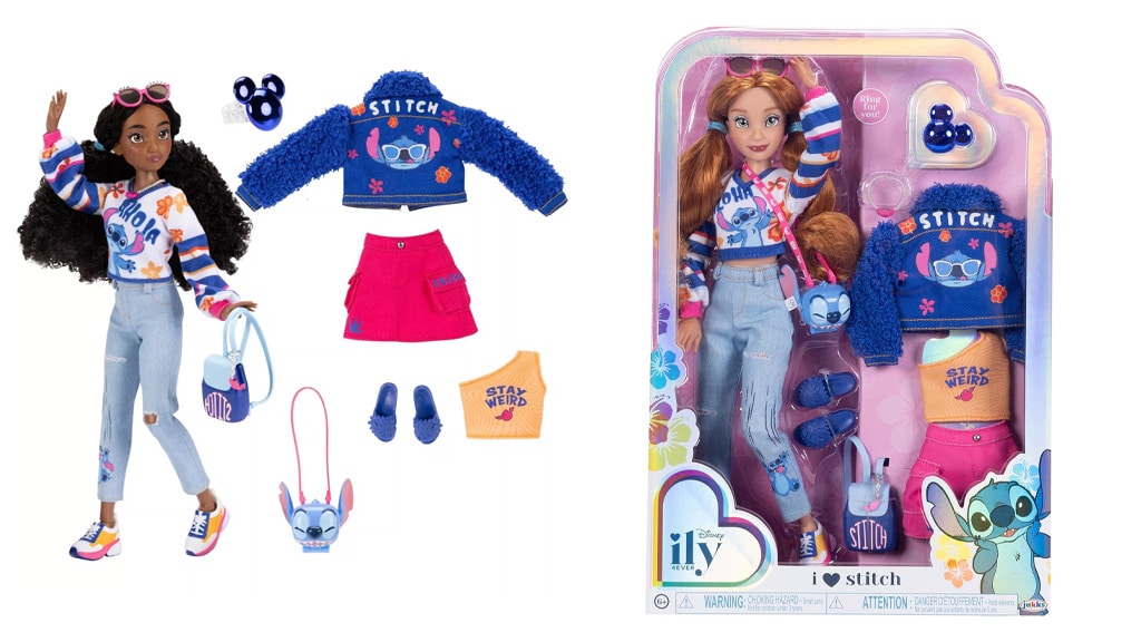 JAKKS Pacific Disney ily 4EVER модни кукли — Stitch, Jack и Sally