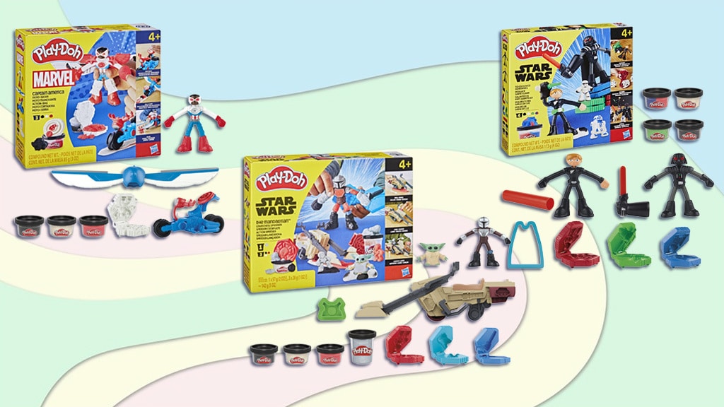 Защити вселената с новите комплекти Play-Doh от Star Wars и Marvel