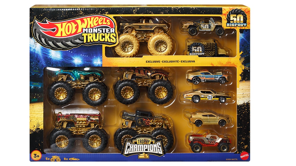 Празнувай Коледа с новите Hot Wheels Bigfoot Monster Trucks!